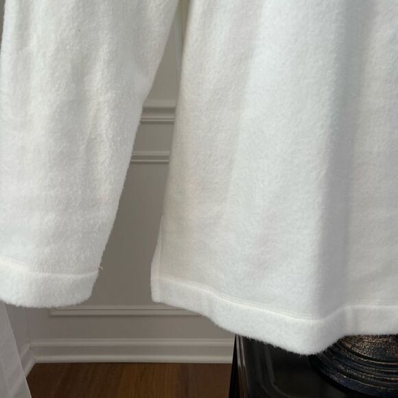 Haven Winter White Fleece Funnel Neck Cozy Pullover L - Picture 3 of 8